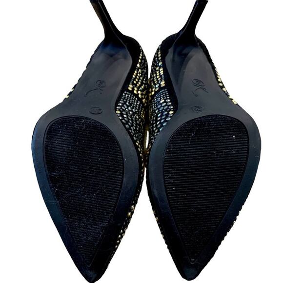 It’s OK shoes. High heels. Studded and faux suede uppers. 4” heels size 9 - Picture 10 of 12